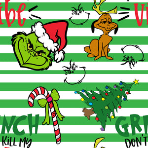 Grinch dont kill my vibe Christmas Handmade