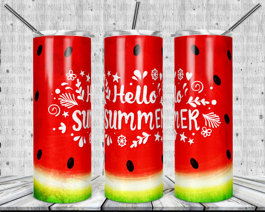 Hello Summer Tumbler Mug