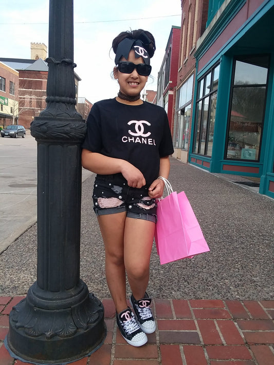 CC Designer Girls Shirt Ladies Shirt Designer