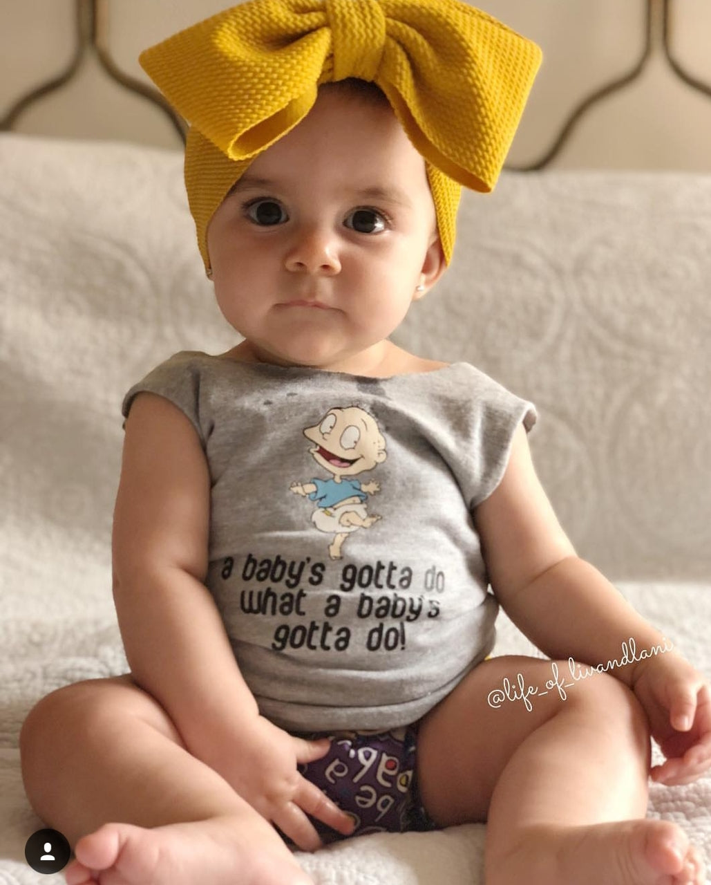Rugrats A babys gotta do what a babys gotta do Boys Shirt Girls Shirt