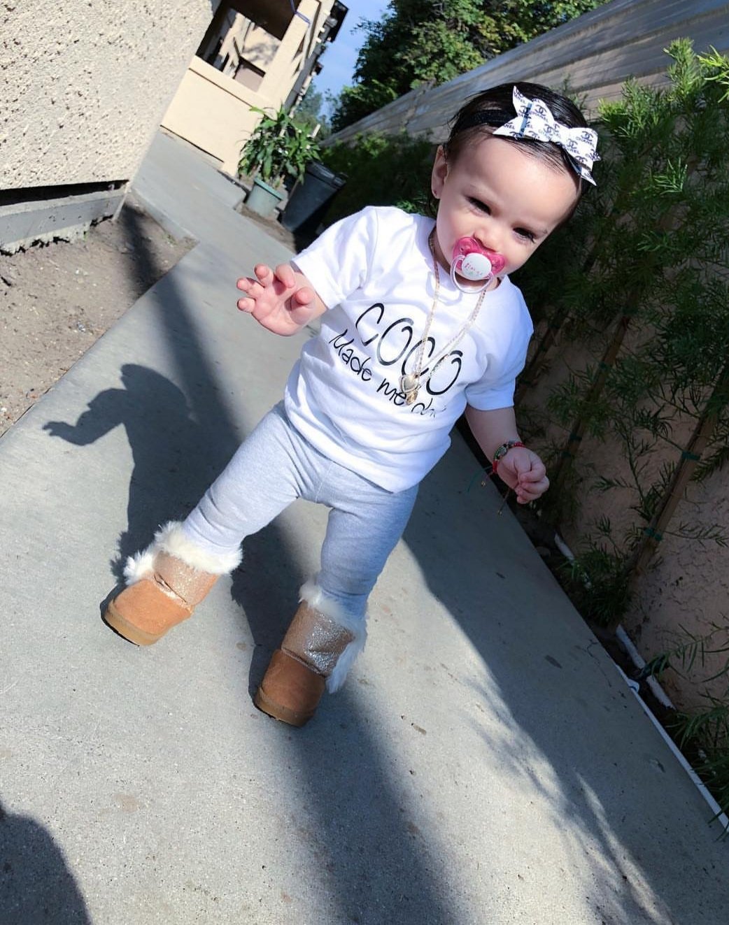 Coco made me do it Girls Shirt Designer