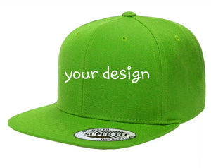 Lime Green Snapback Hat