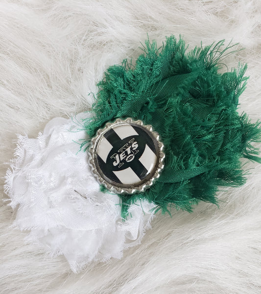Jets Football Bow