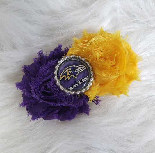 Ravens Football Bow