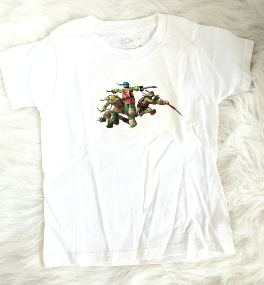 Ninja Turtle cartoon shirt Boys Shirt Girls Shirt