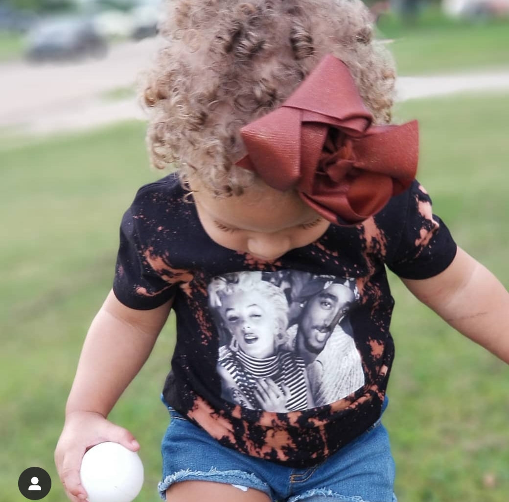 Tupac and Marilyn Boys Shirt girls Shirt