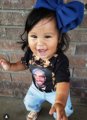 Cartoon Tupac Blue Bananda Boys Shirt girls Shirt