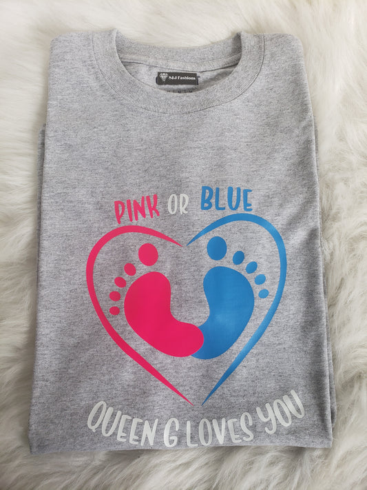 Gender Reveal Ladies Shirt Mens Shirt