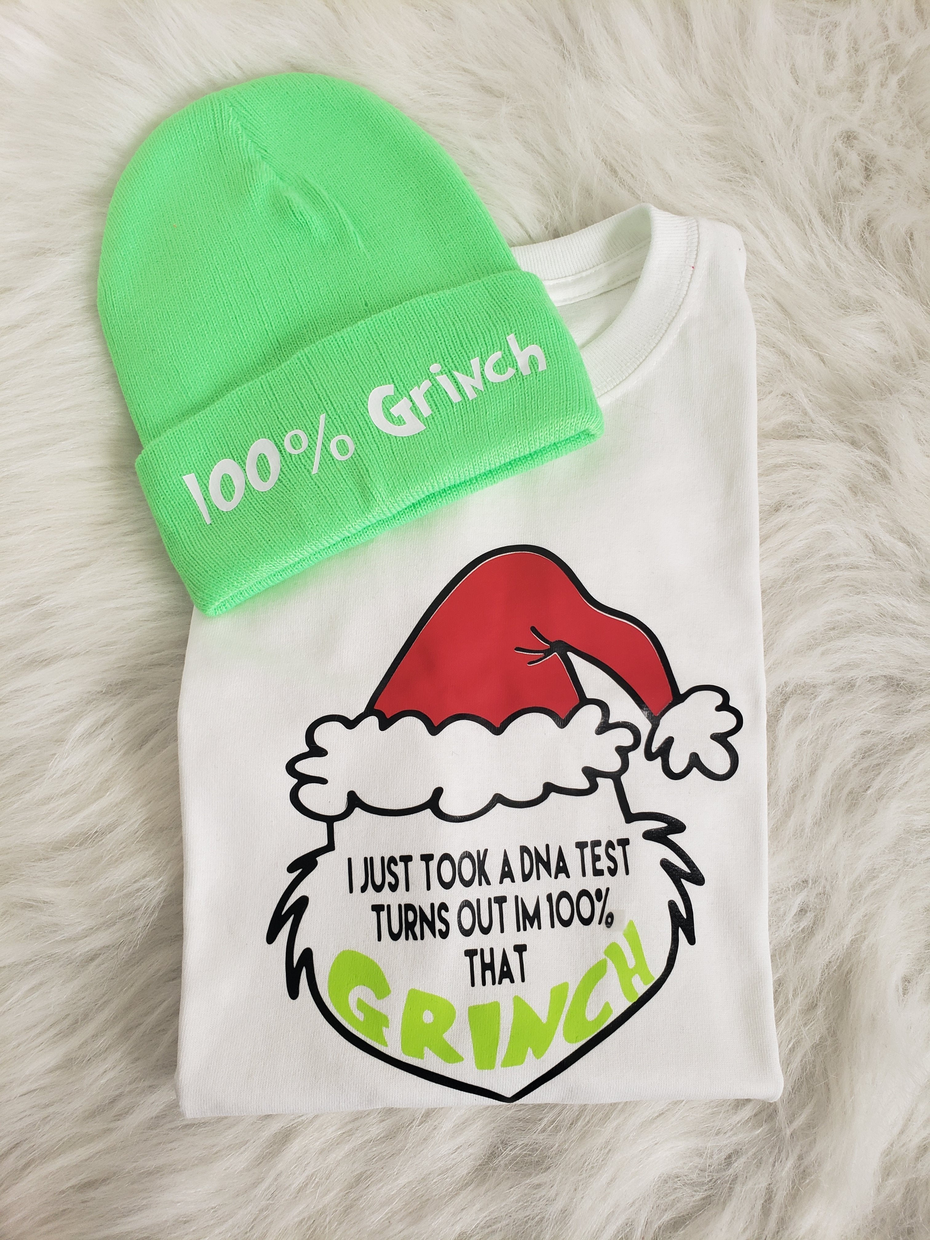 100% That Grinch Christmas Boys Shirt Girls Shirt