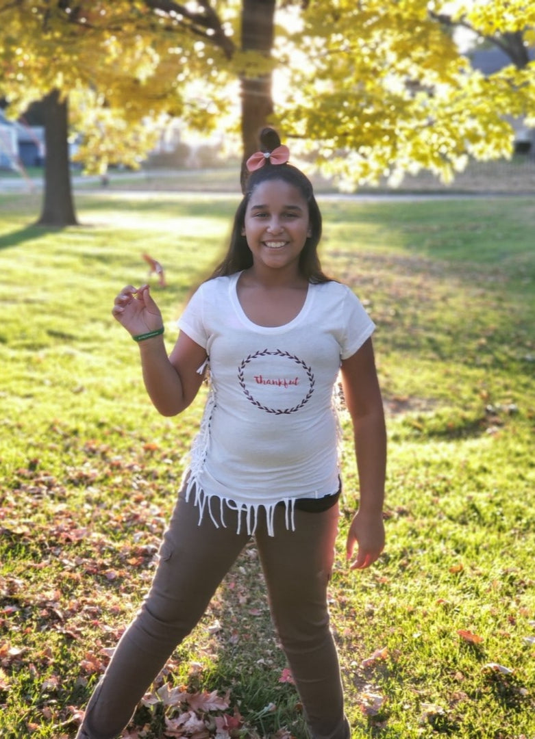 Thankful Shirt Fall Girls Shirt Ladies Shirt