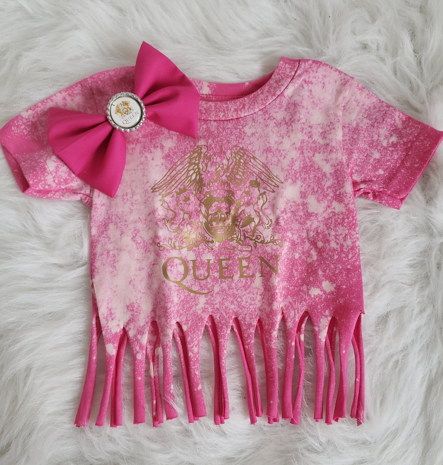 Rock n Roll Queen Fringe Acid Shirt Girls Shirt