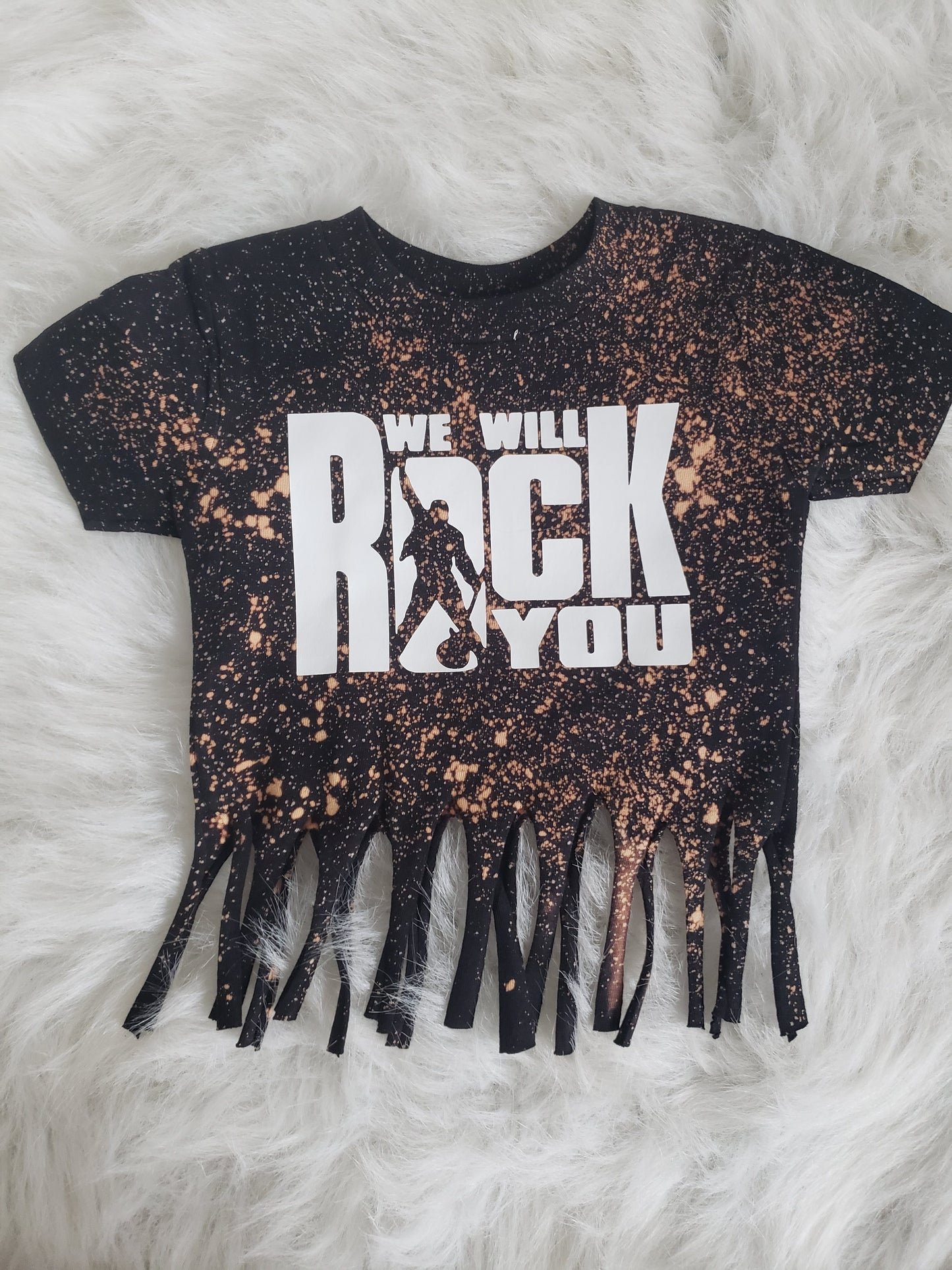 We will Rock You Fringe Acid Shirt Girls Shirt Rock n Roll