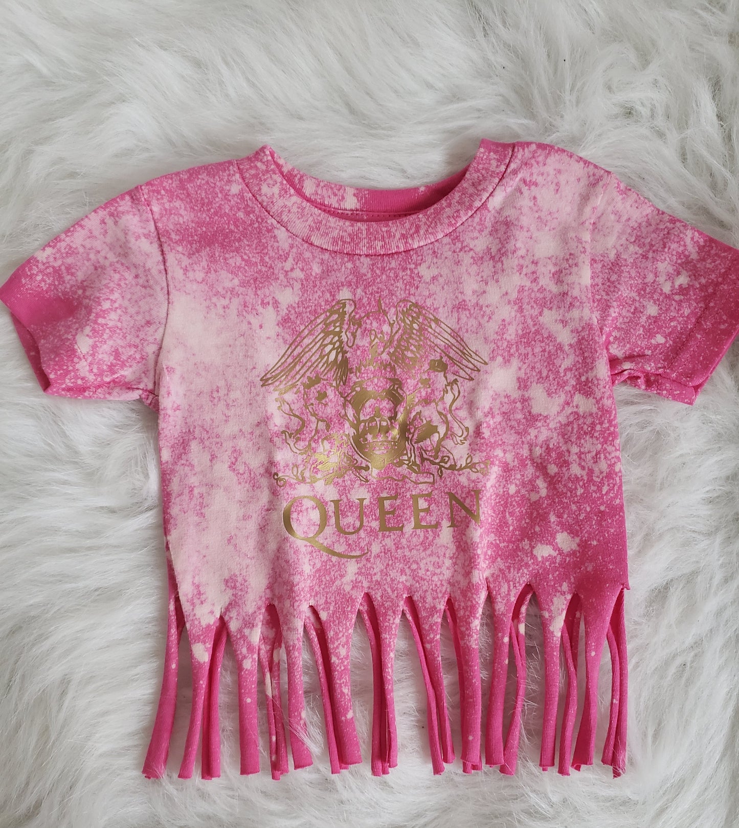 Rock n Roll Queen Fringe Acid Shirt Girls Shirt