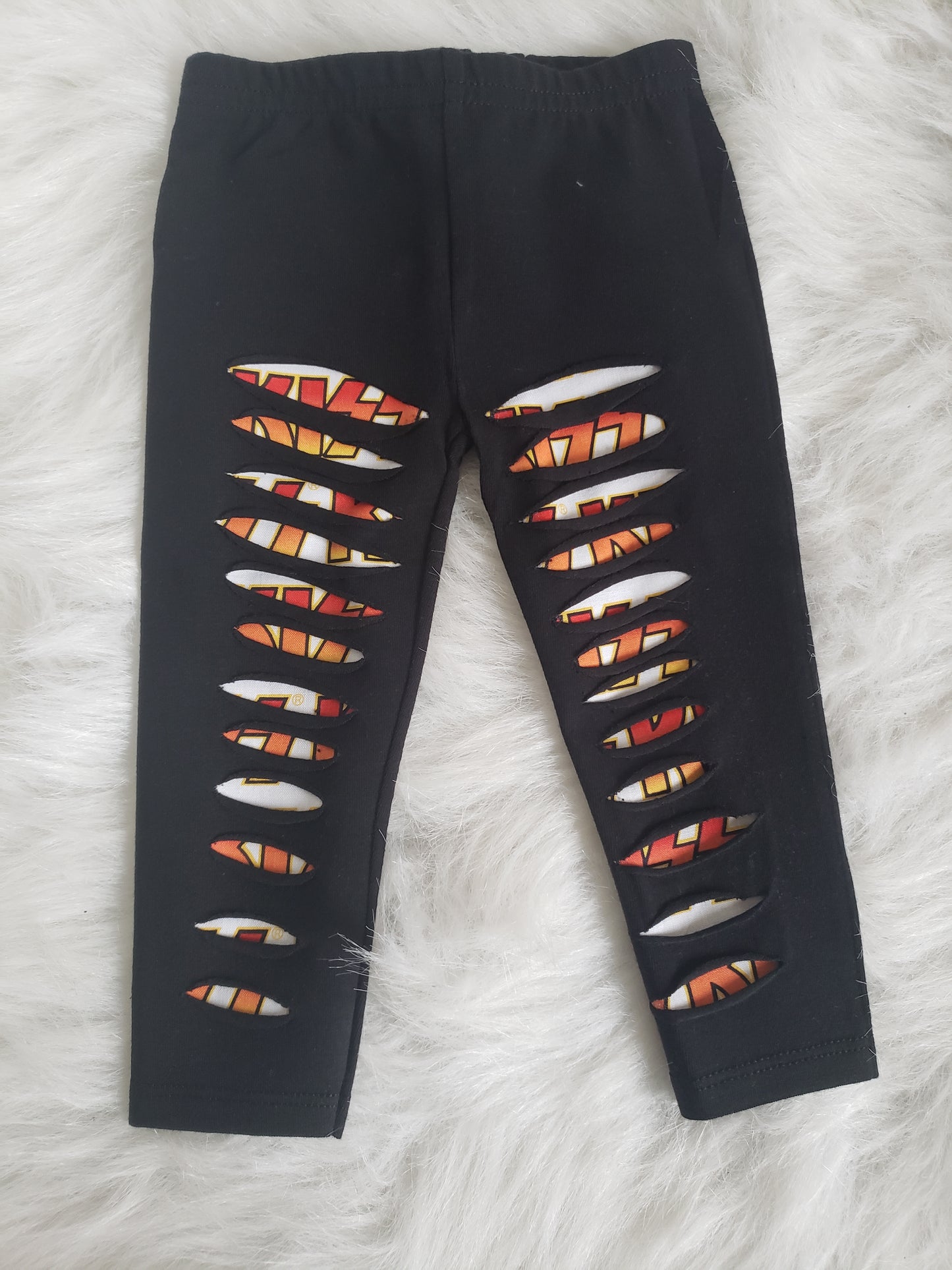 Kiss Shredded Leggings Rock n Roll