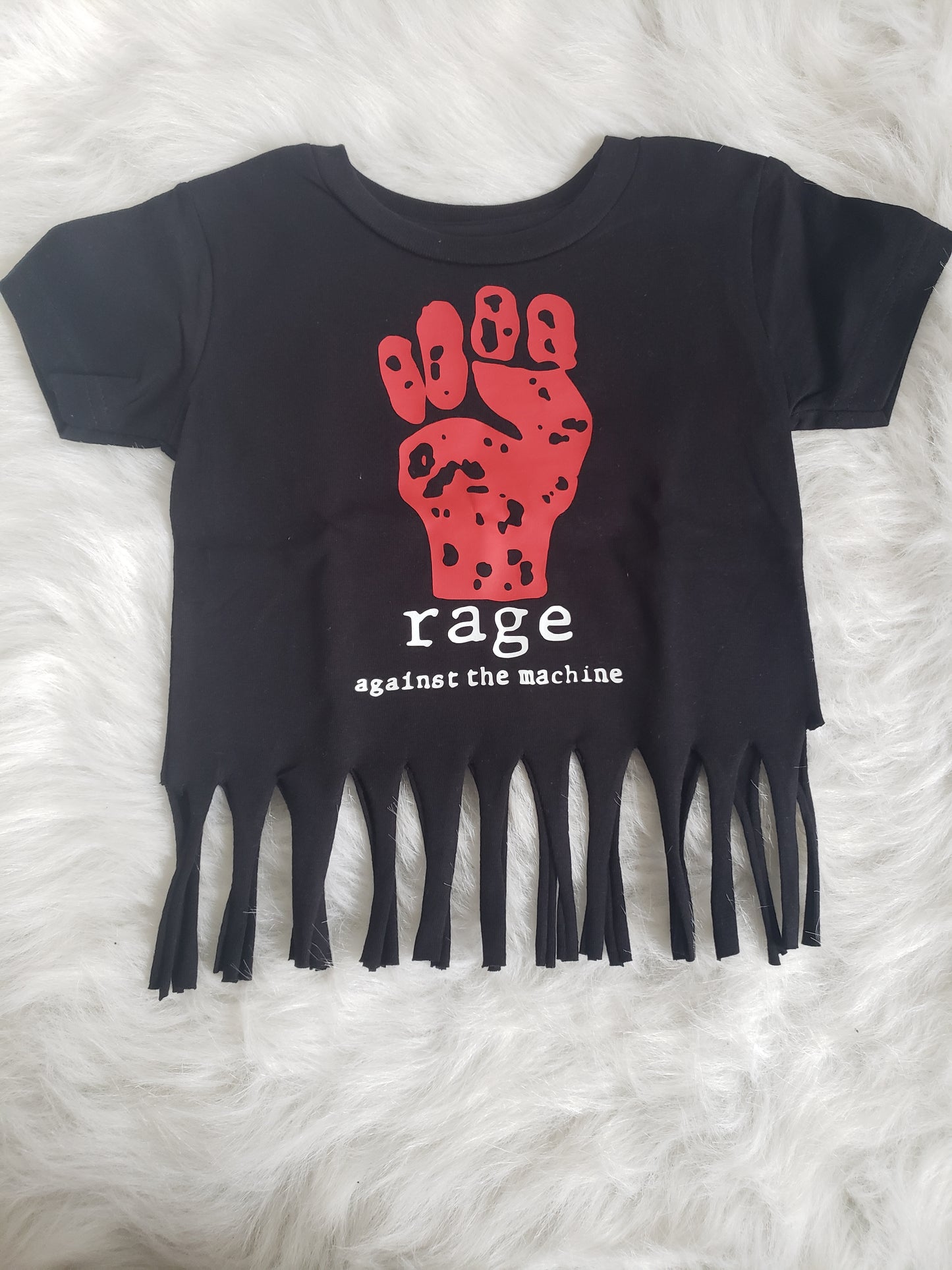 Rage Fringe Shirt Girls Shirt Rock n Roll