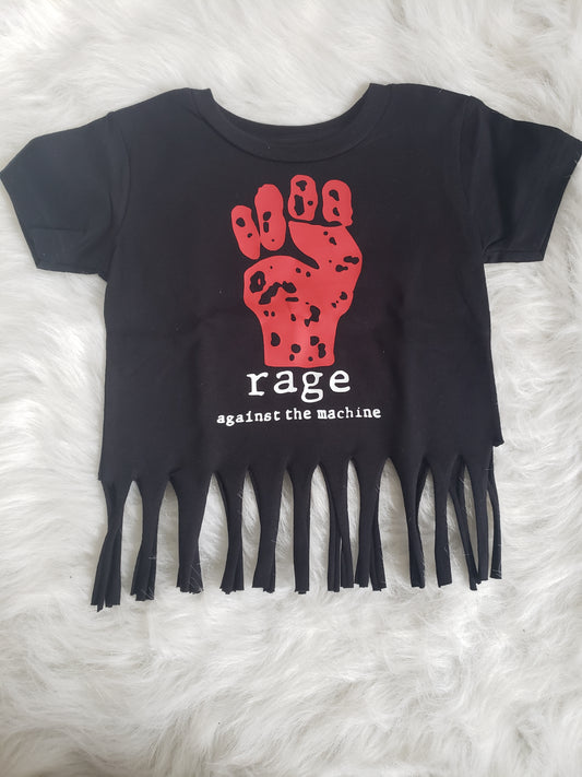 Rage Fringe Shirt Girls Shirt Rock n Roll