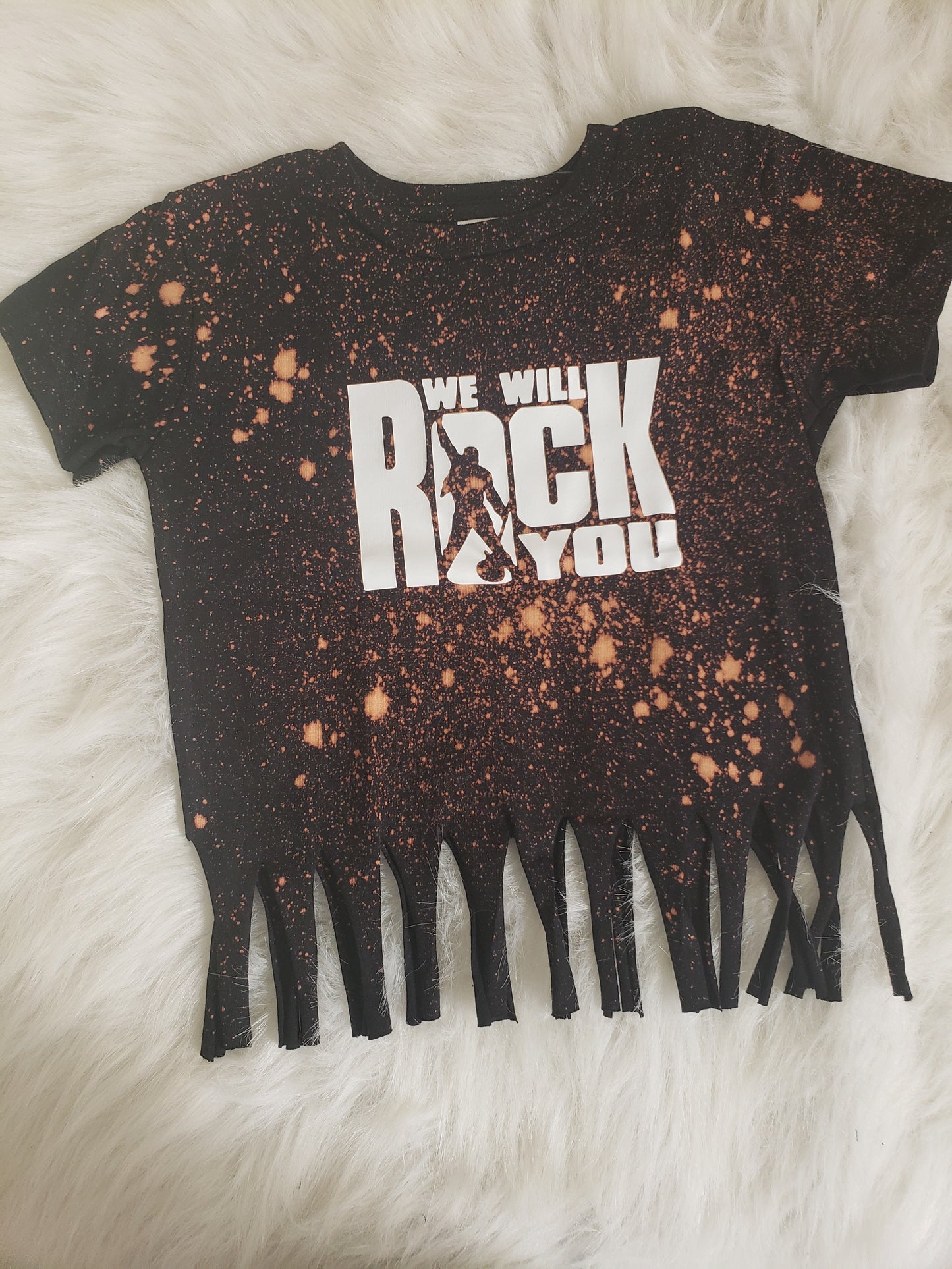 We will Rock You Fringe Acid Shirt Girls Shirt Rock n Roll