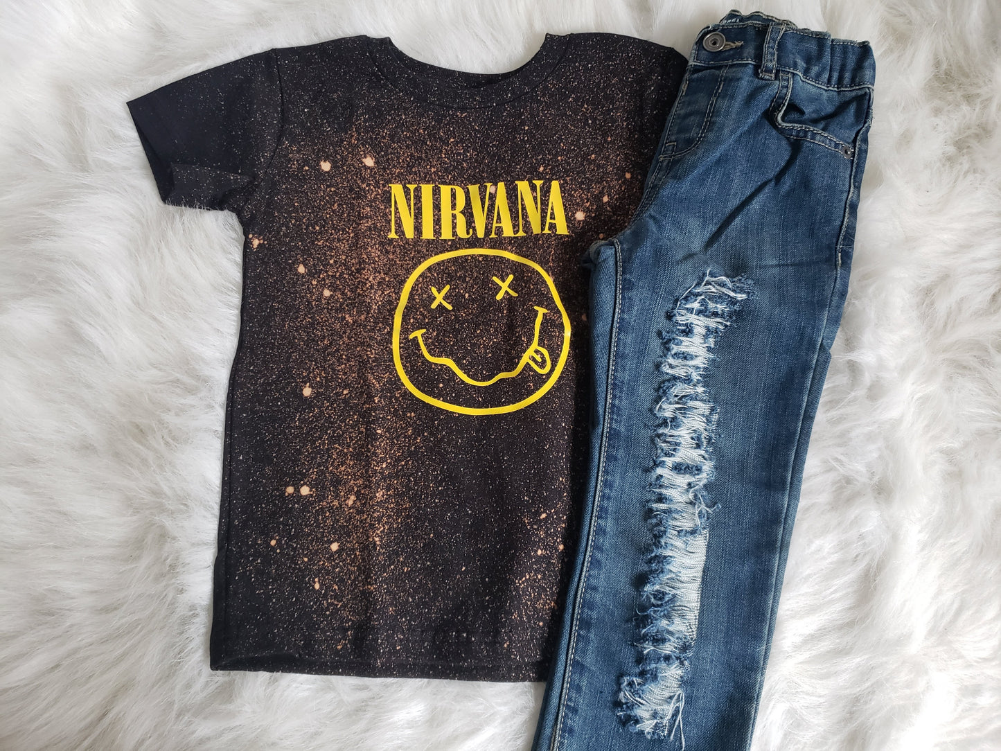 Nirvana  Mens Shirt Ladies Shirt Girls Shirt Boys Shirt Rock n Roll