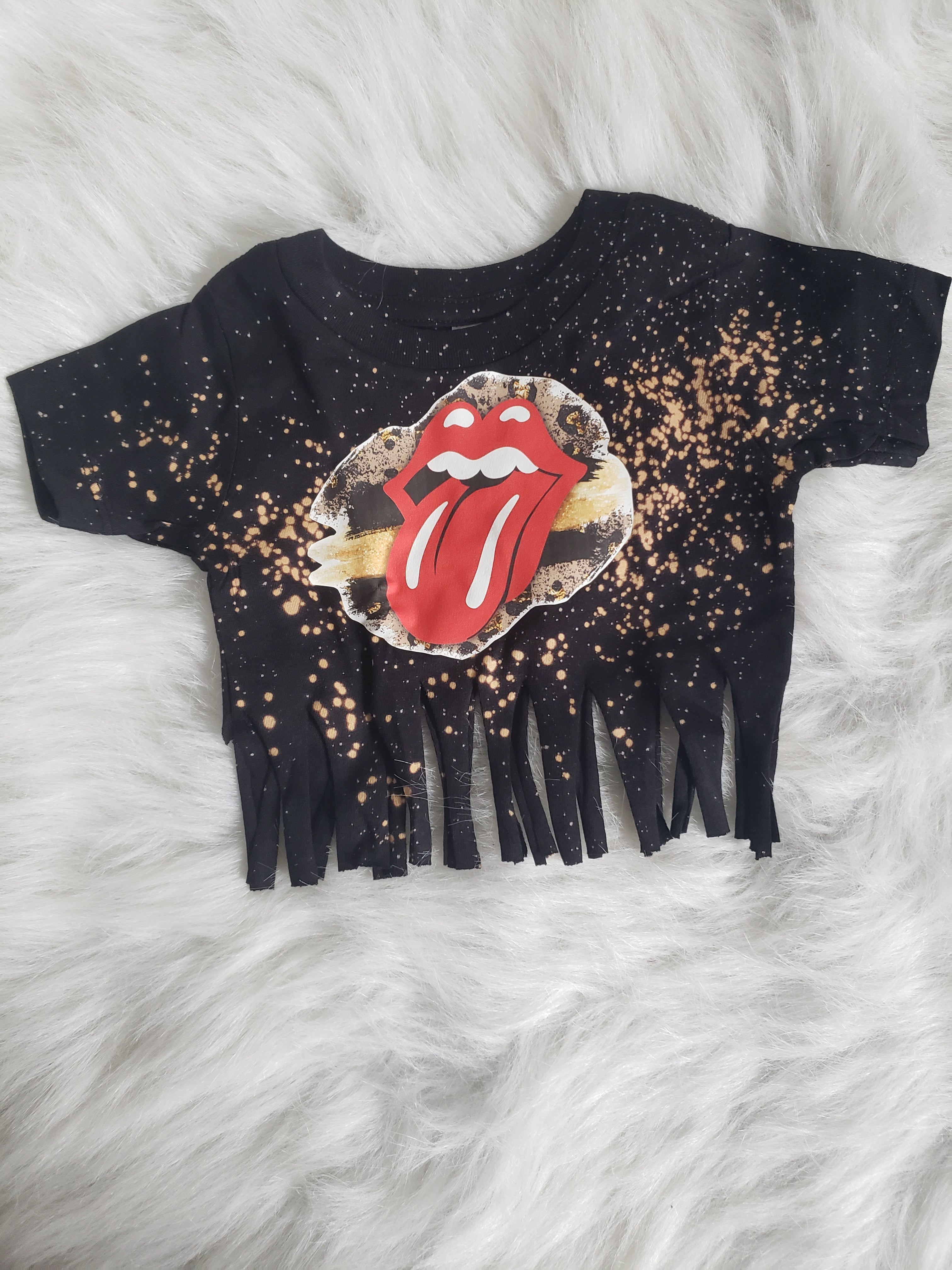 Rolling Stones Tongue Girls Shirt Ladies Shirt