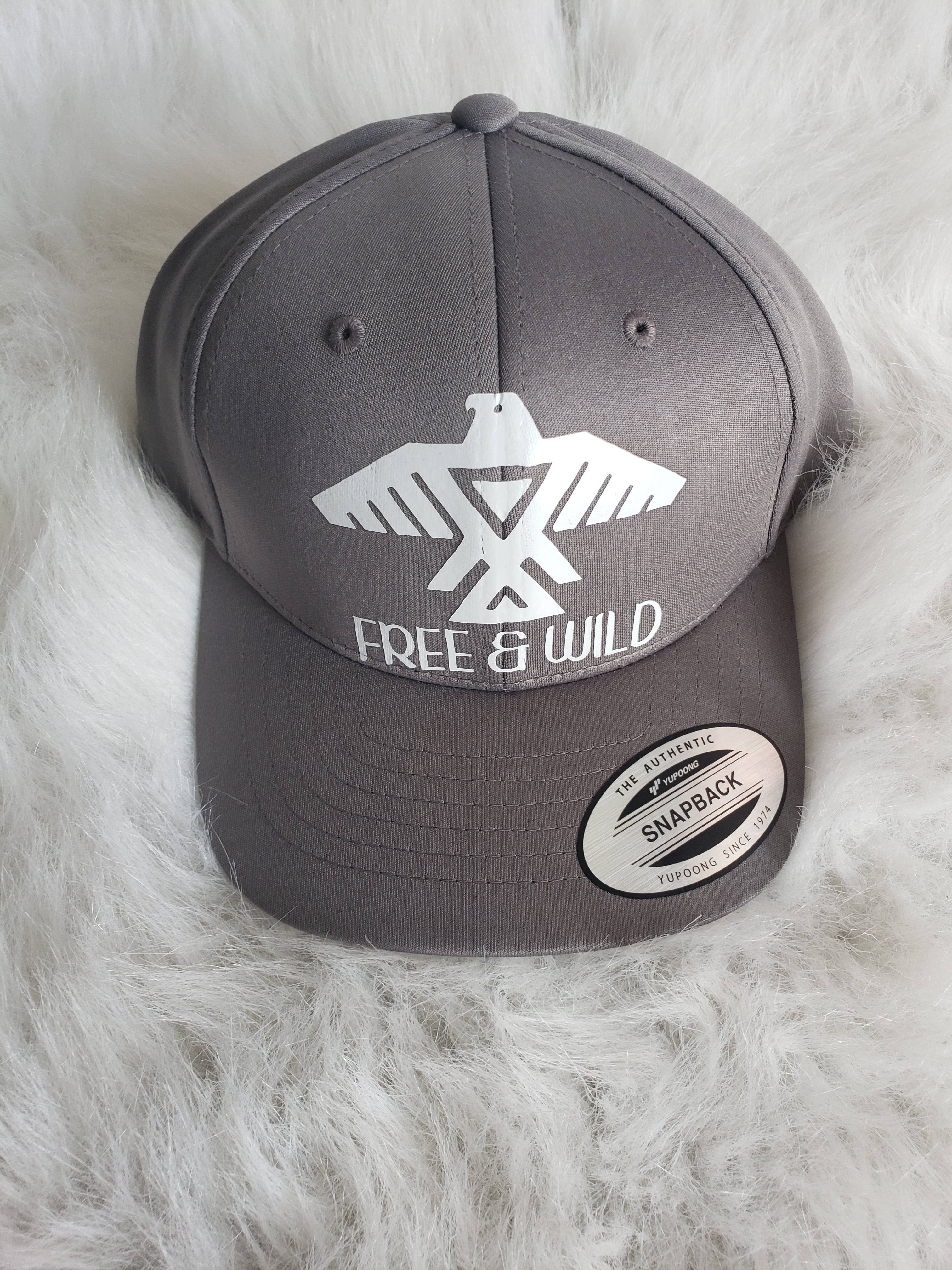 Free & Wild Snapback Hat