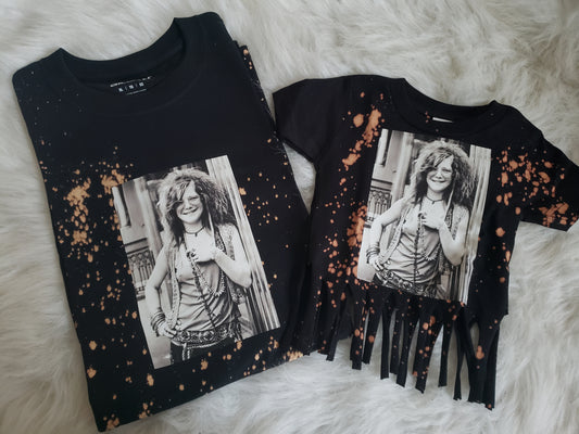 Janis Joplin Acid Adult Shirts Ladies Shirt Mens Shirt Rock n Roll