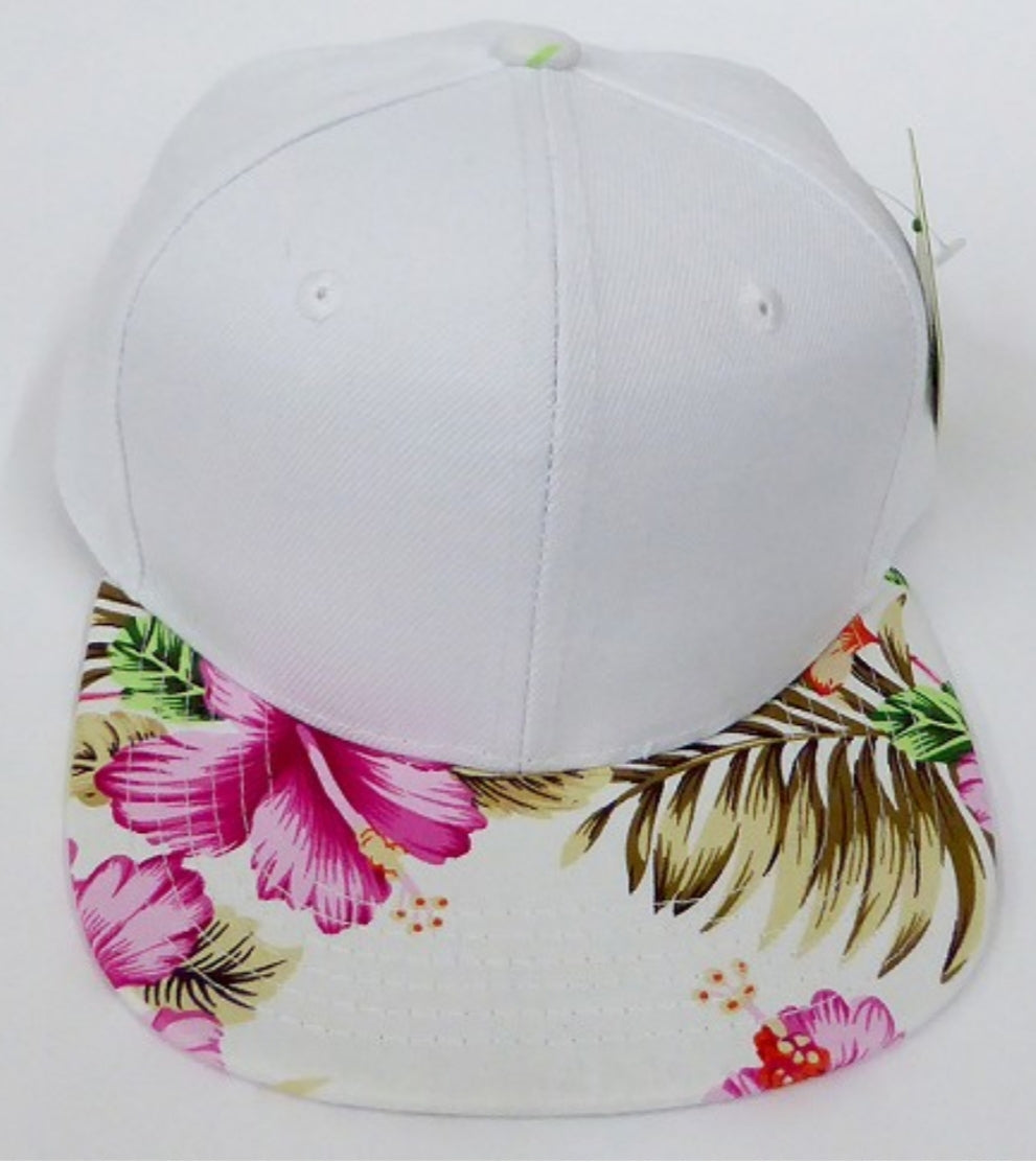 Hawaiian Floral Summer Snapback