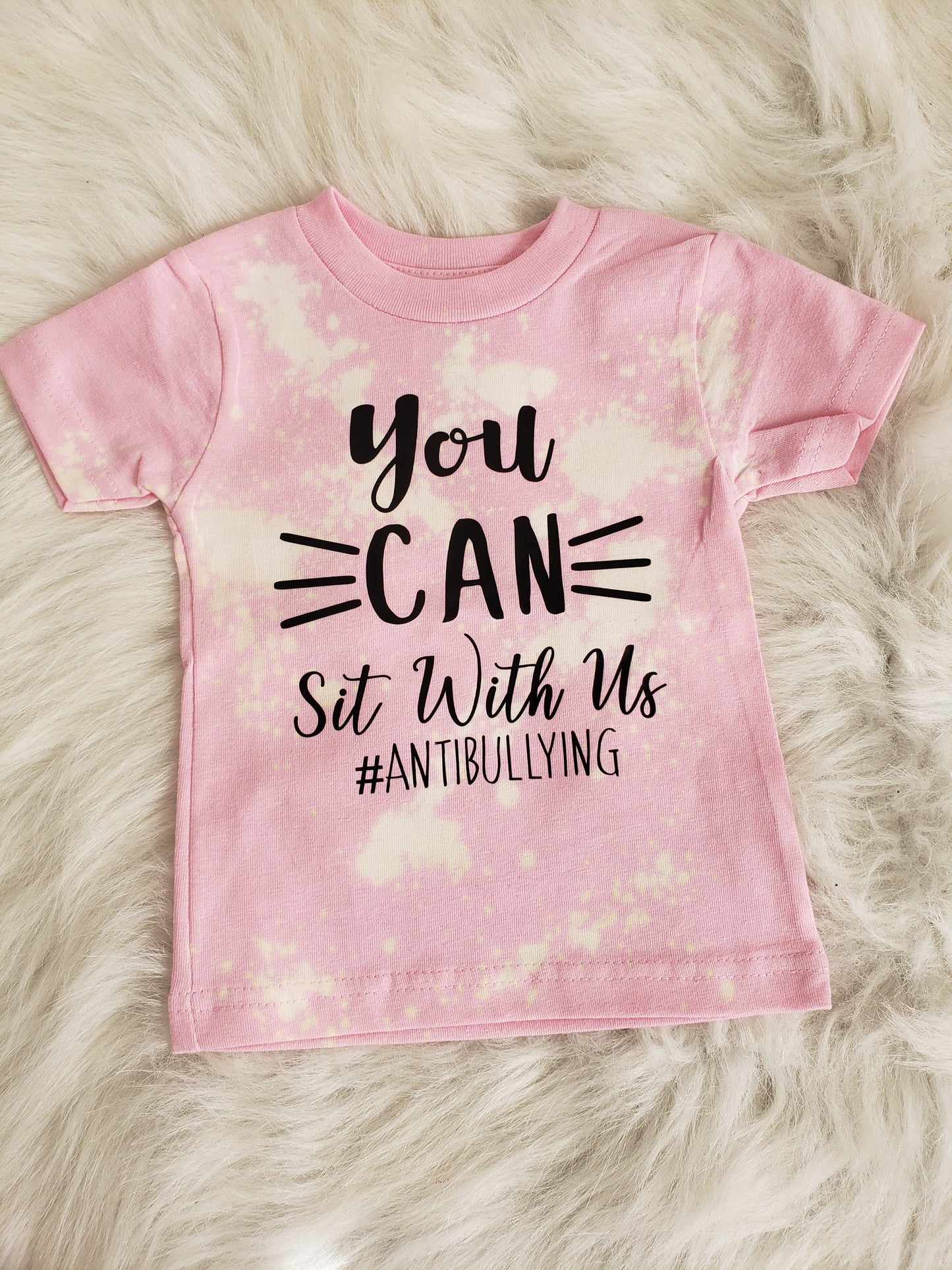 You can sit with us Anti Bullying Girls Shirt