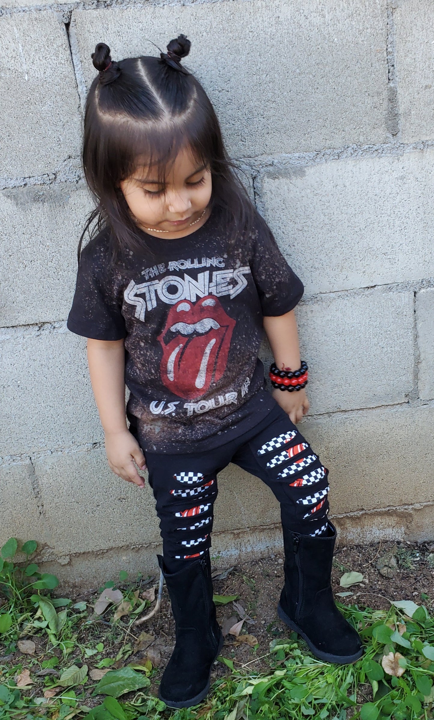 Rolling Stone Shredded Leggings Rock n Roll