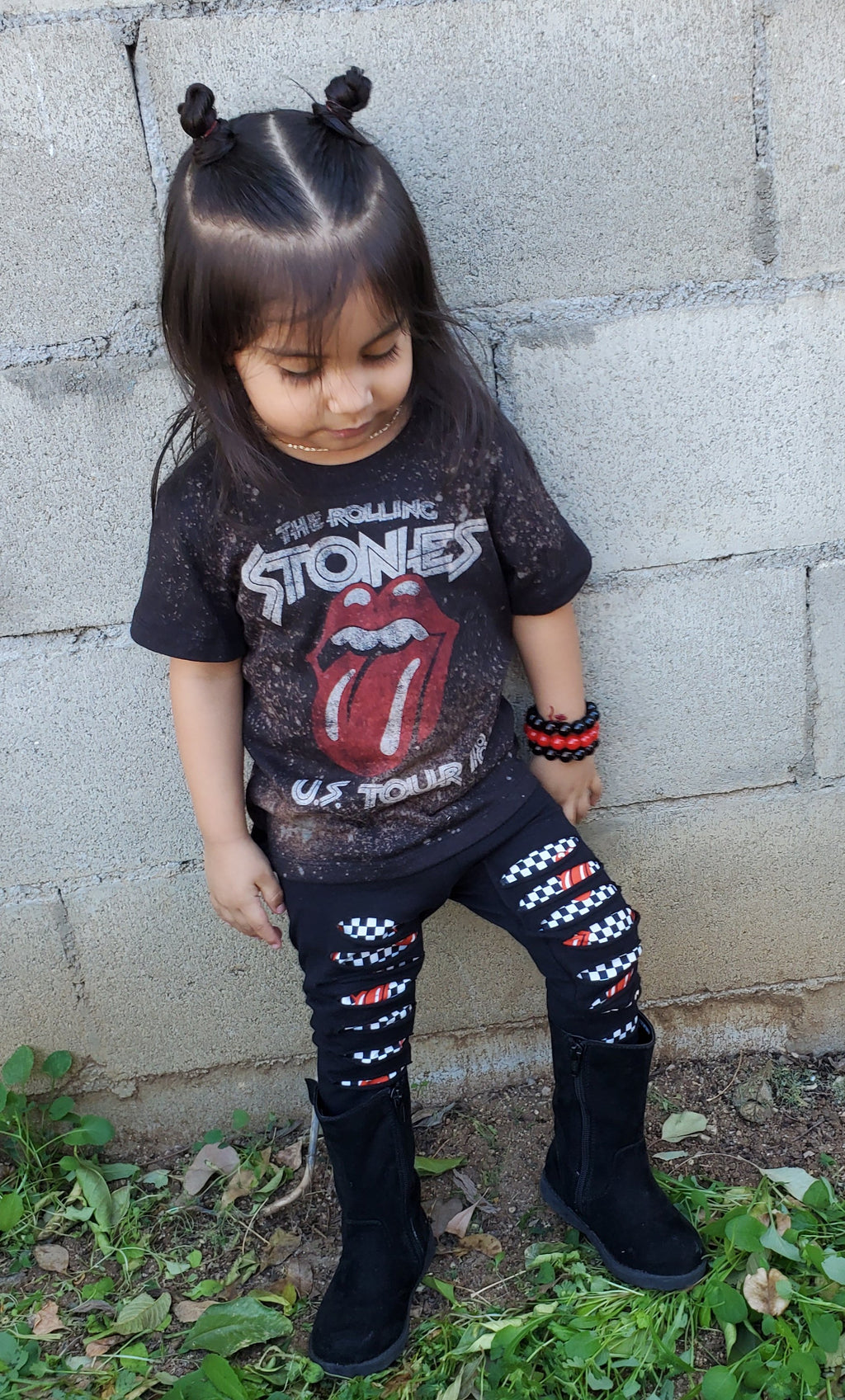 Rolling Stone Shredded Leggings Rock n Roll