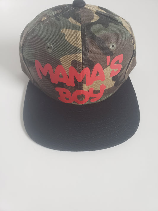 Mama's Boy Camo Snapback Hat