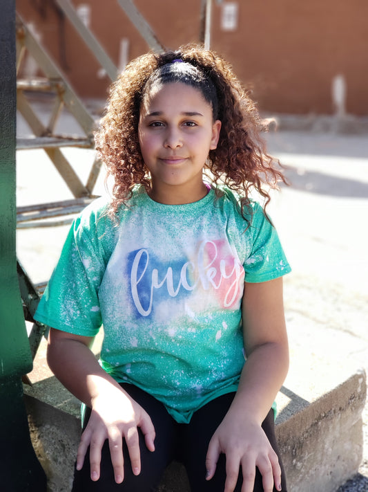 Lucky St. Patrick's Ladies Shirt Girls Shirt