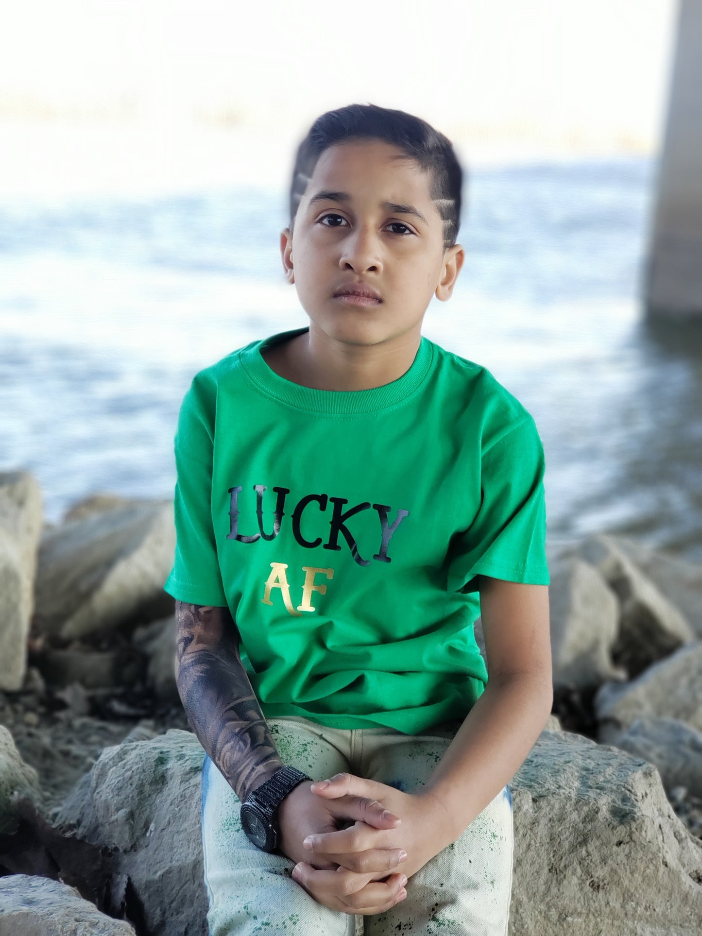 Lucky AF Boys Shirt Girls Shirt St. Patrick's
