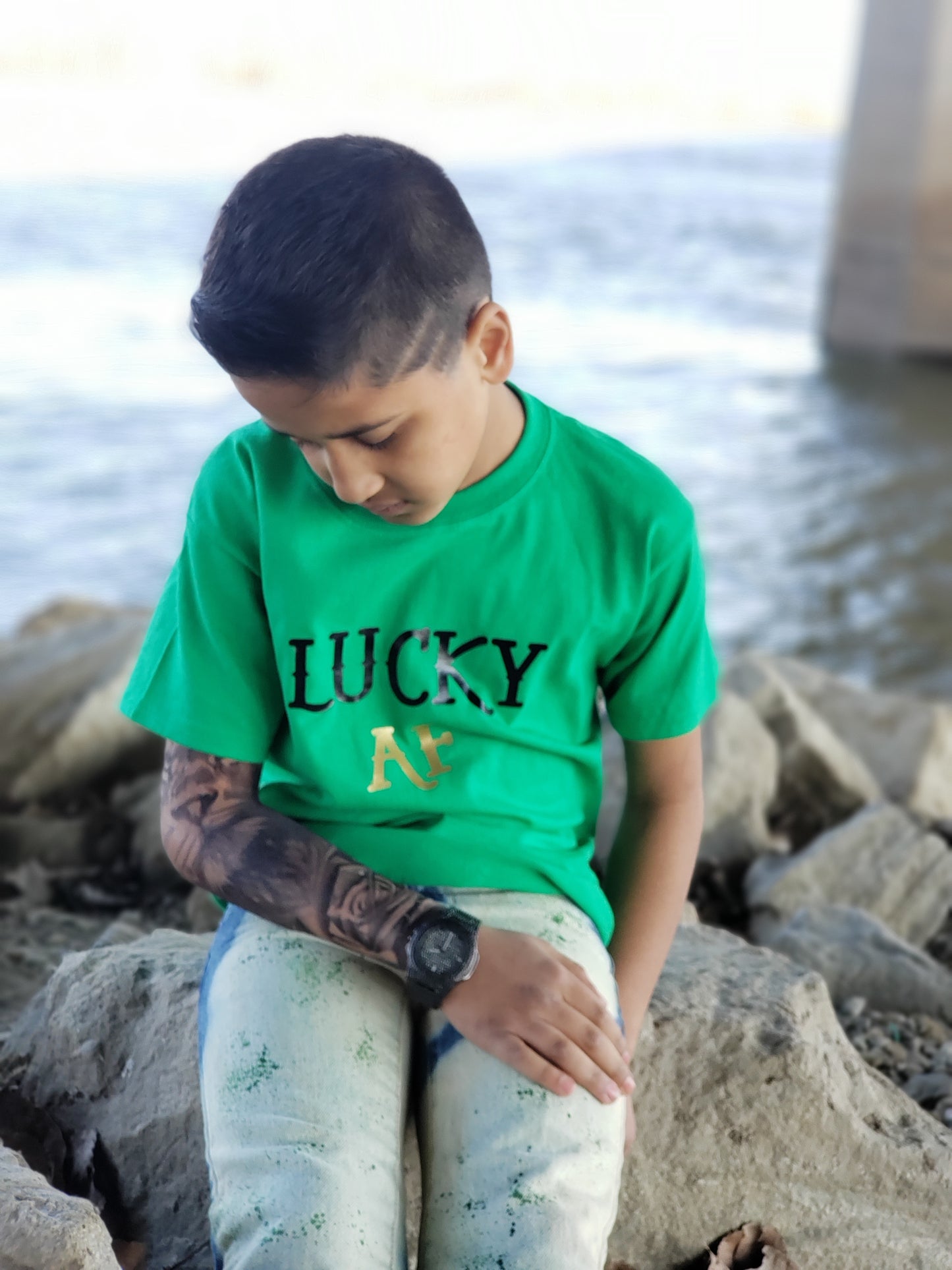 Lucky AF Boys Shirt Girls Shirt St. Patrick's