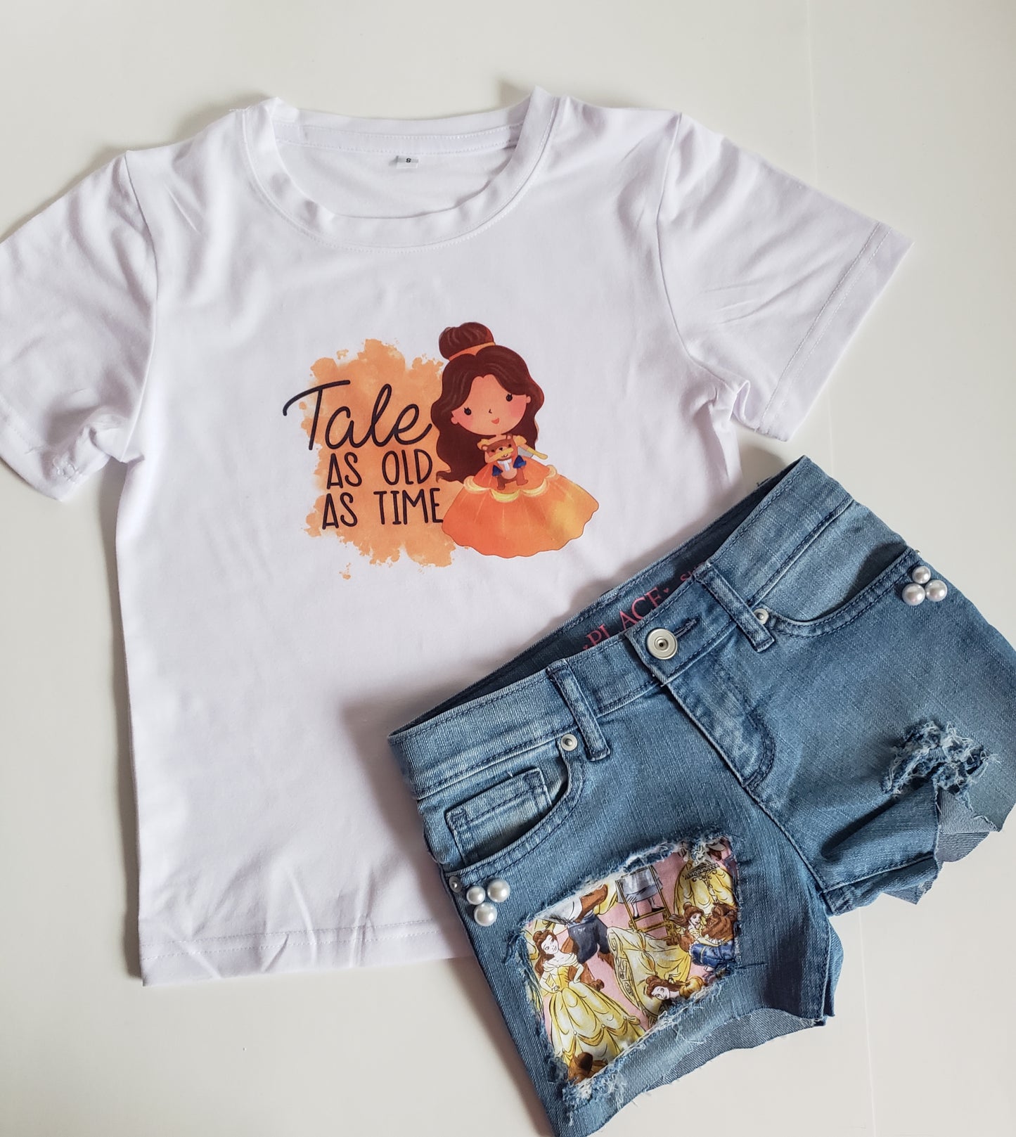 Disney Princess Beauty and the Beast Belle Girls Shirt