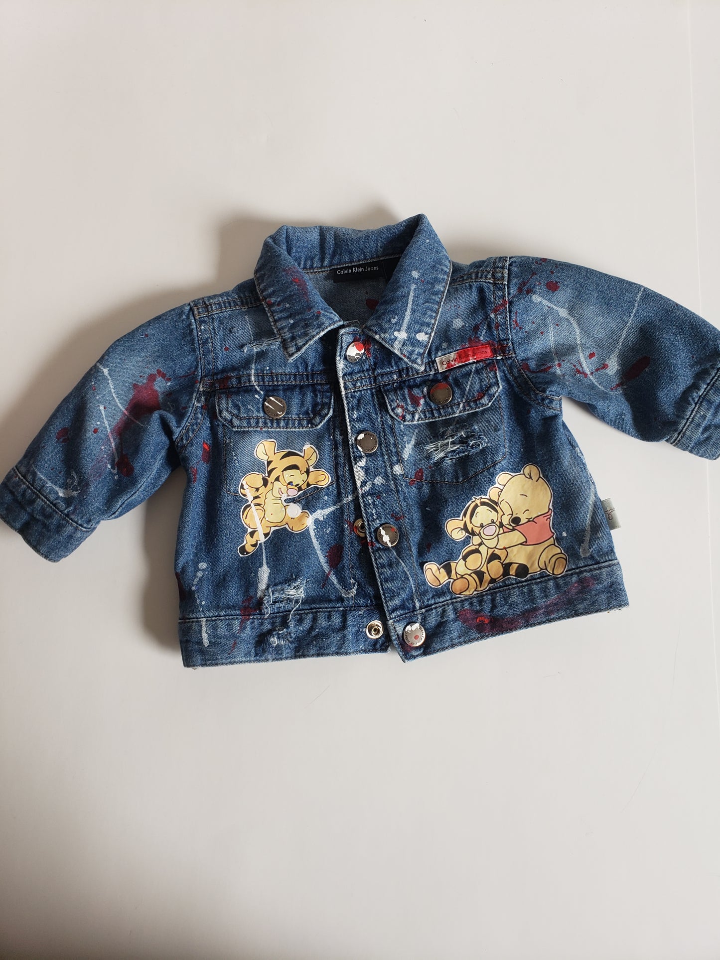 Winnie The Pooh Denim Outfit Sets Girls Boys