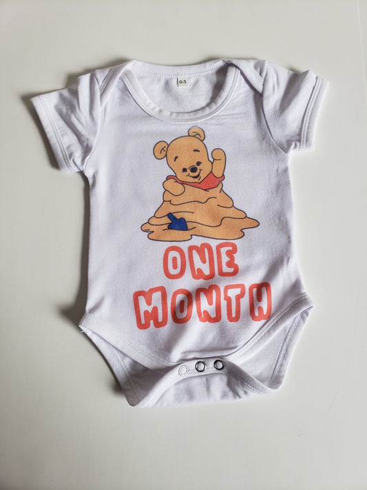 Winnie the Pooh Milestone Girls Shirt Boys Shirt