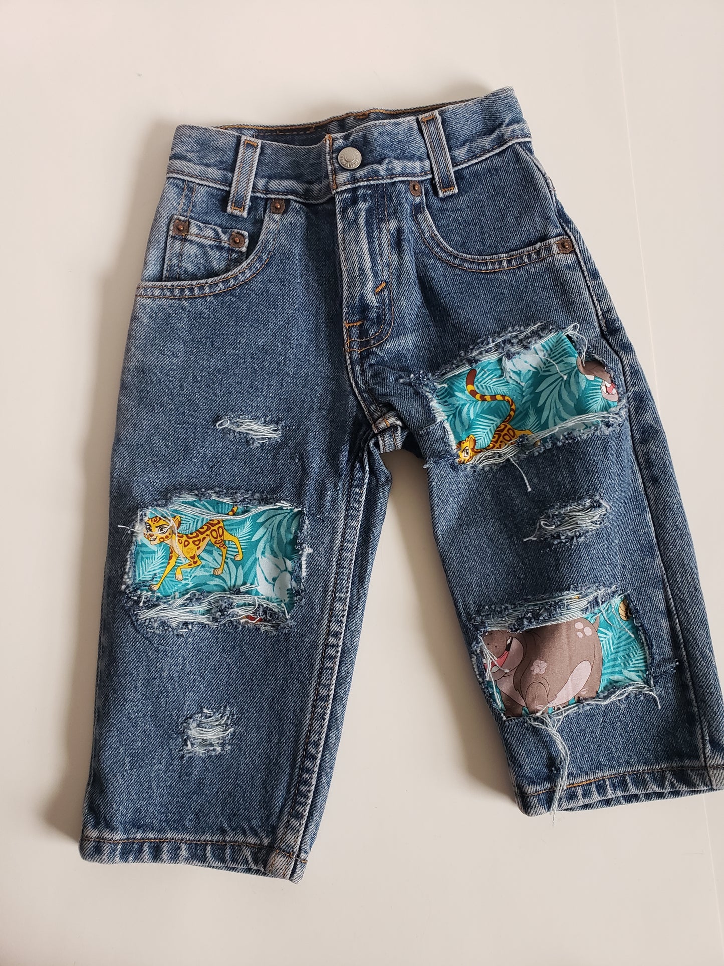 Lion King Boys Distressed Jeans