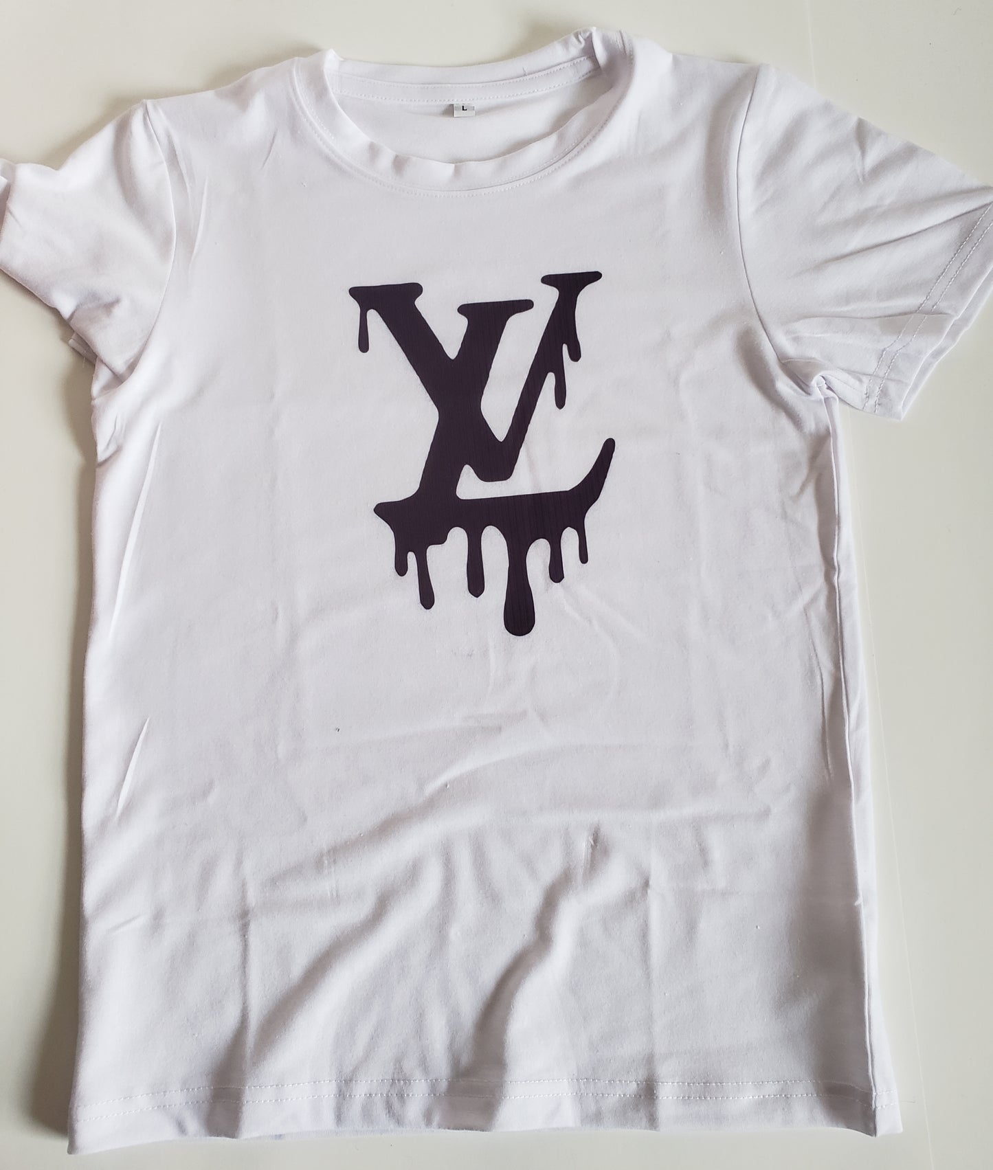Dripping LV Designer Girls Shirt Boys Shirt Ladies Shirt