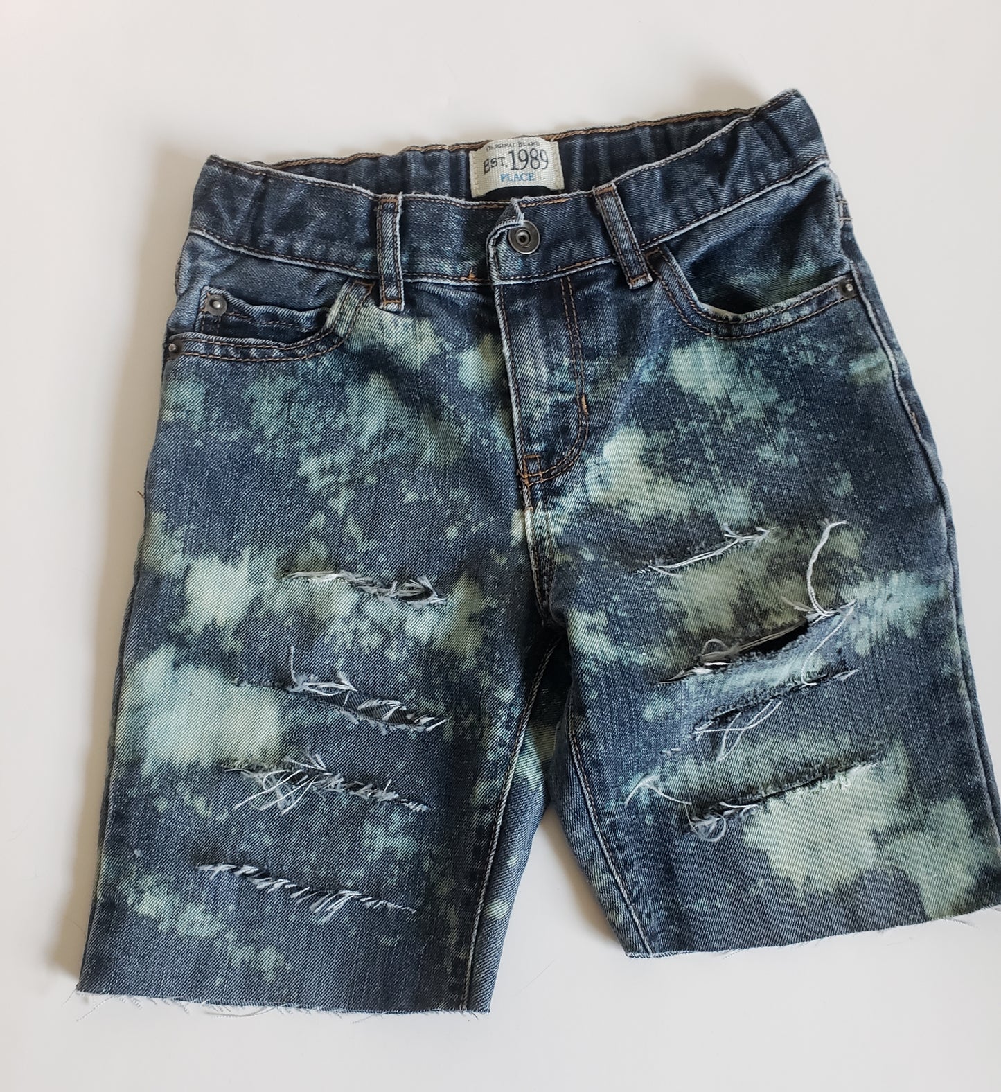 Harison Boys Distressed Jeans Shorts