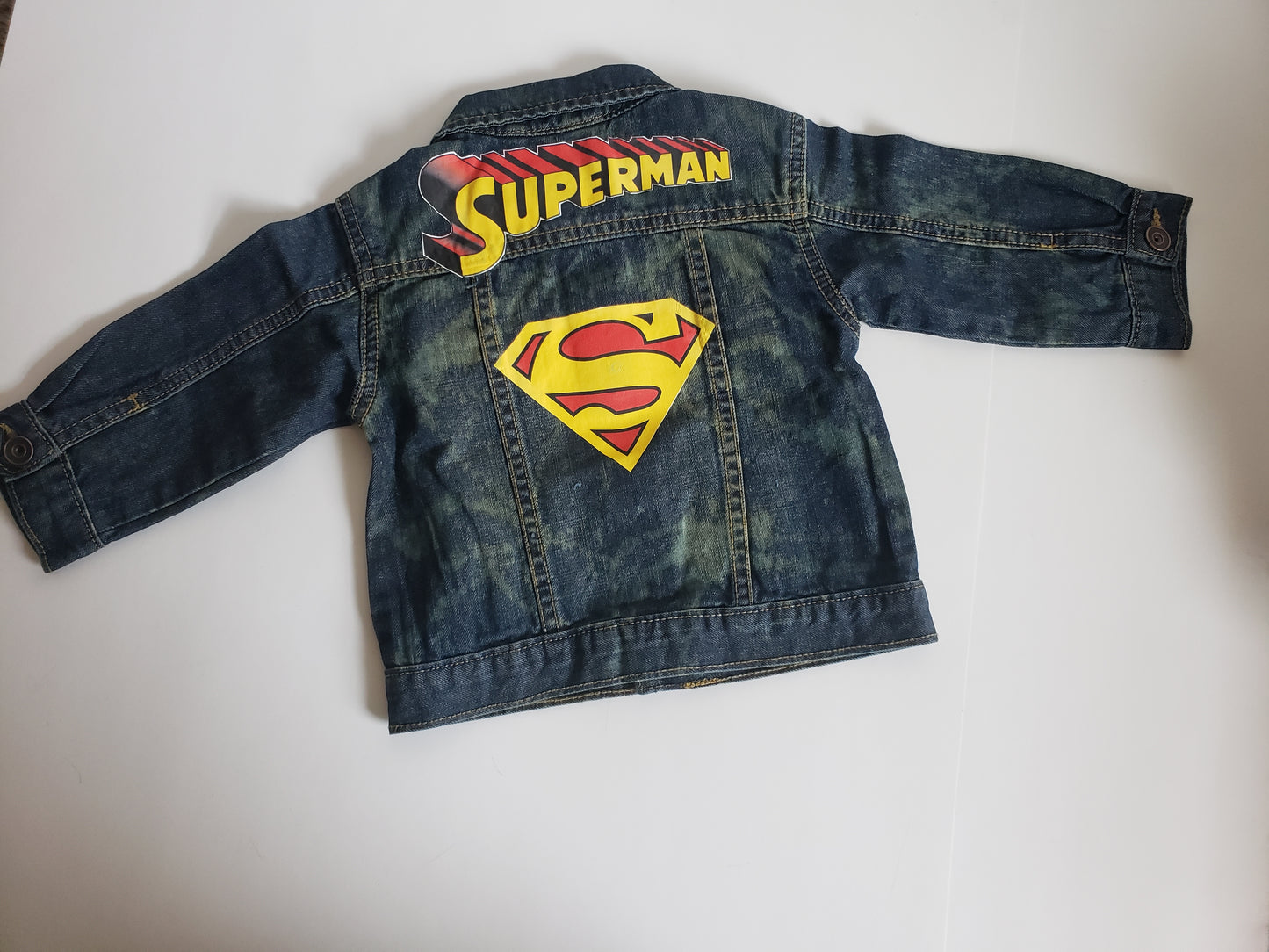 Superman Denim Outfit Sets Boys Girls