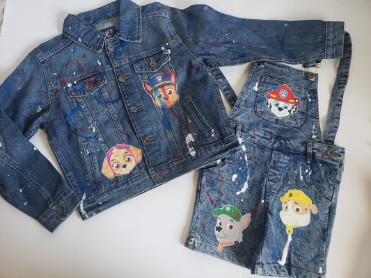 Paw Patrol Denim Outfit Sets Girls Boys