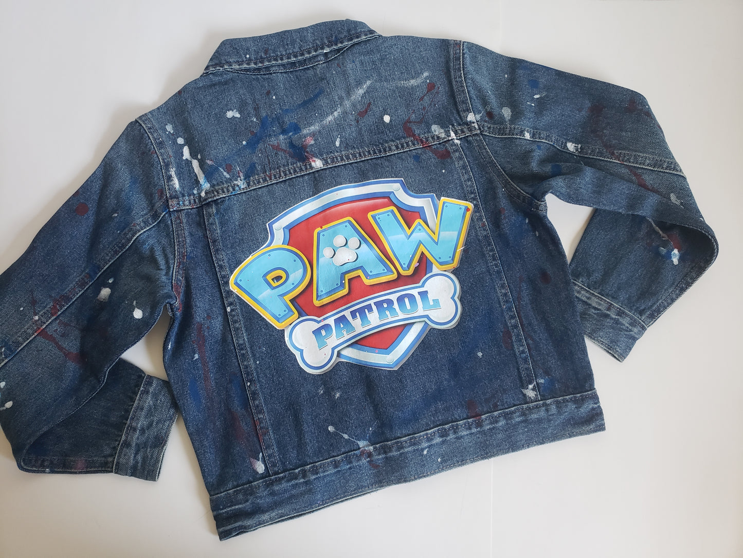 Paw Patrol Paint Splatters Denim Jacket  Girls Boys
