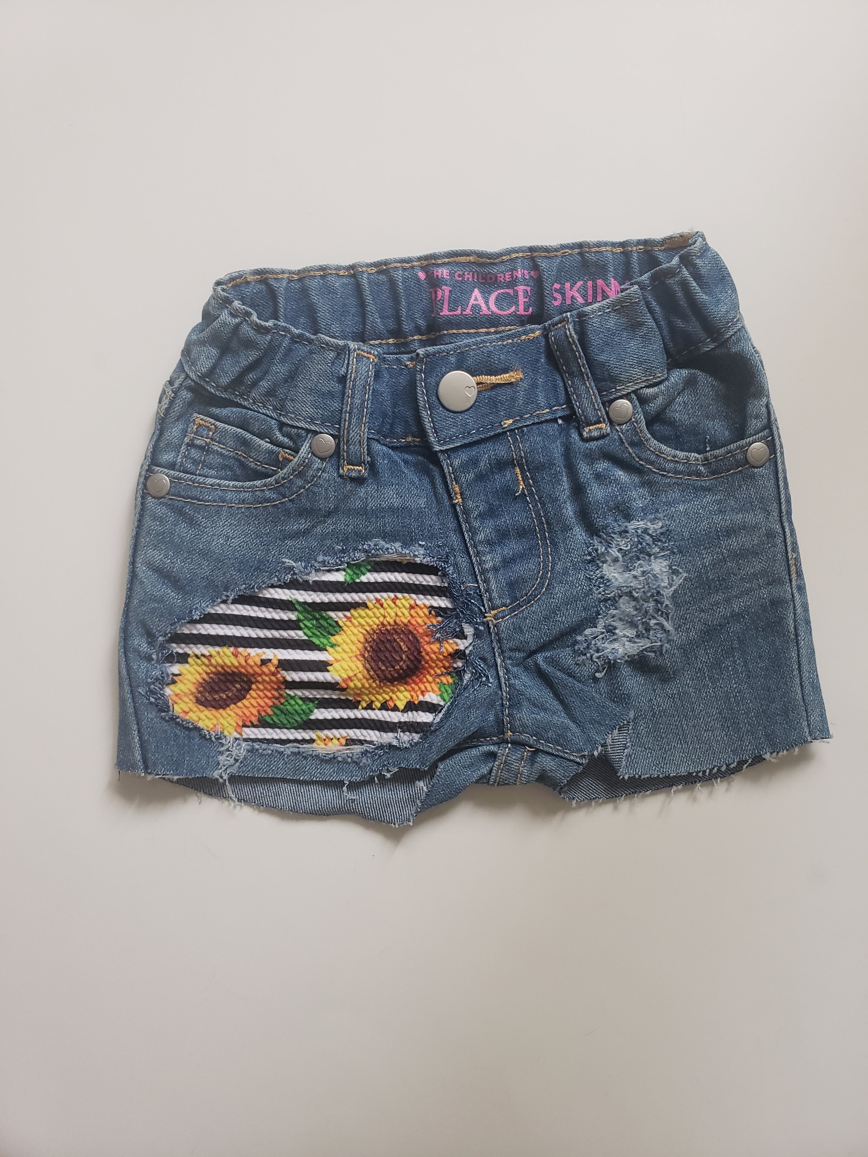 Sunflower Girls Distressed Jeans Shorts