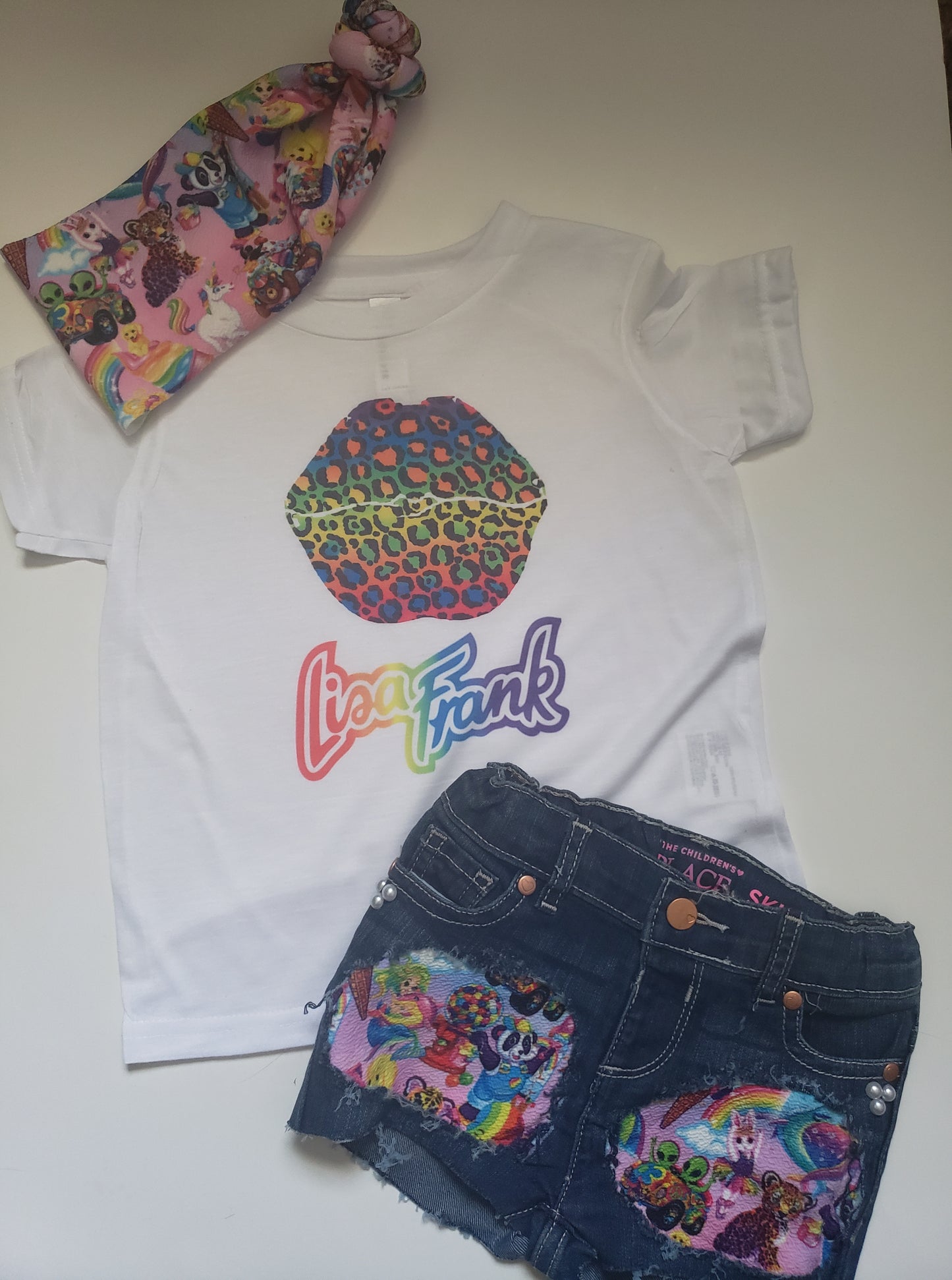 Lisa Frank Lips Girls Shirt ladies shirt