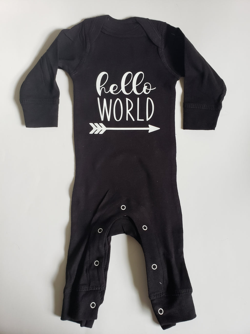 Hello World rompers newborn