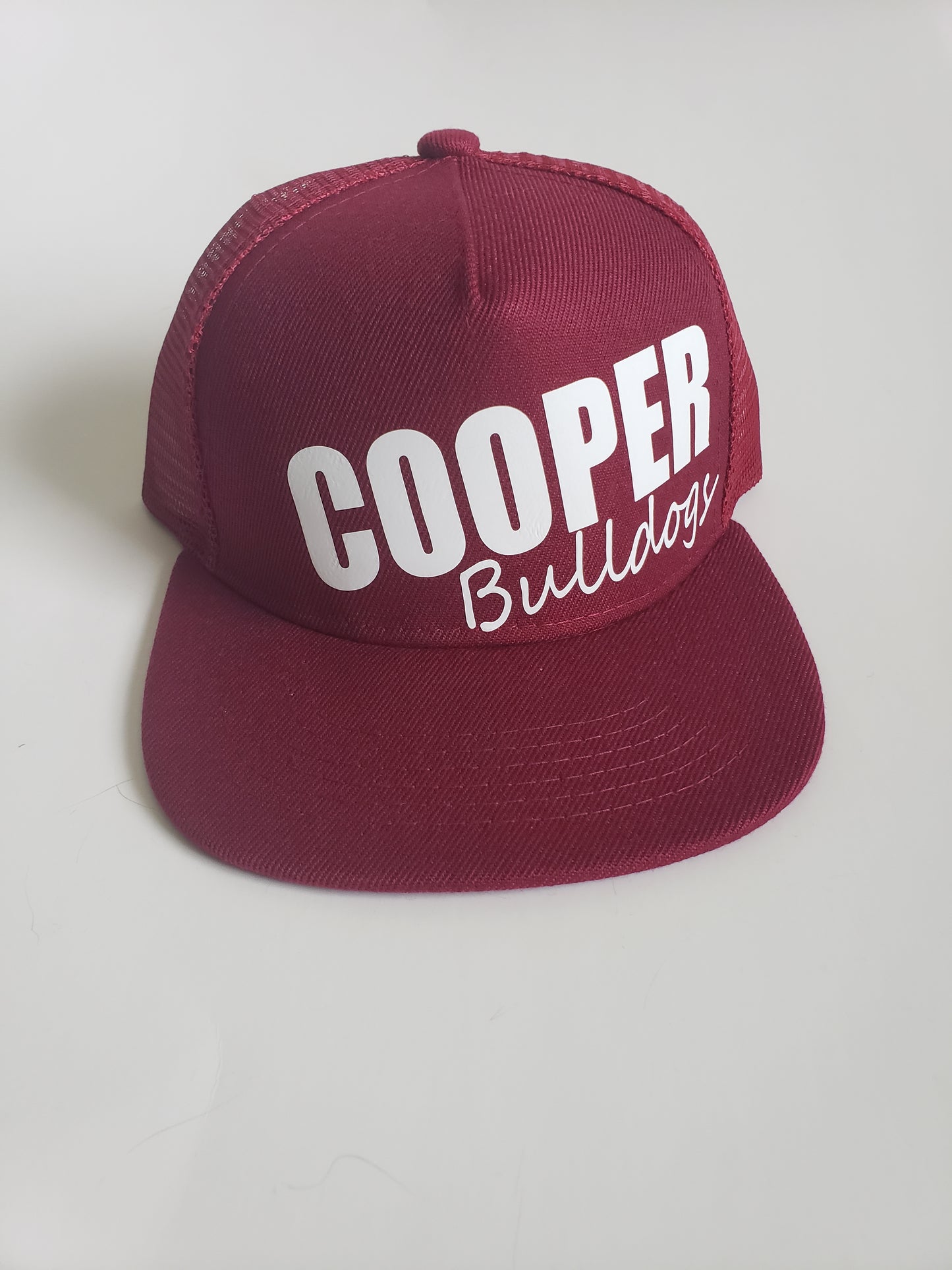 Burgundy Trucker Snapback Hat