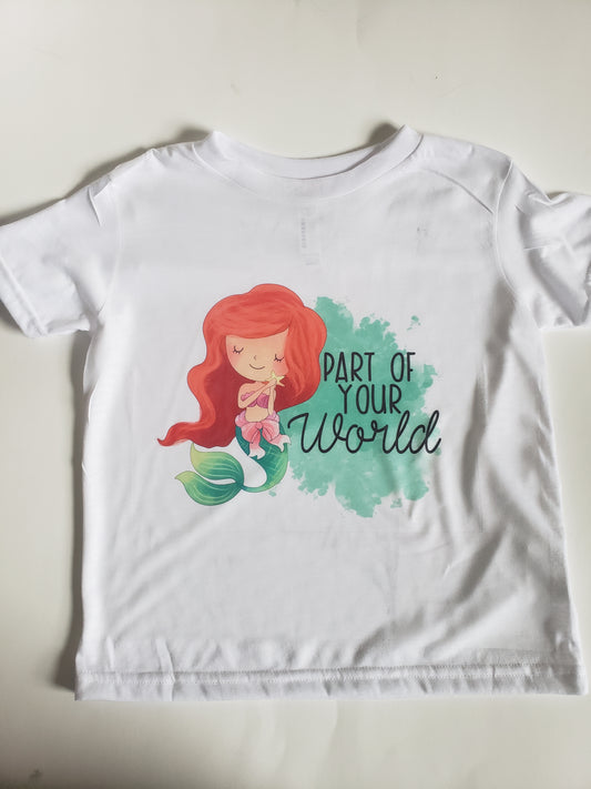 Disney Princess Ariel Girls Shirt