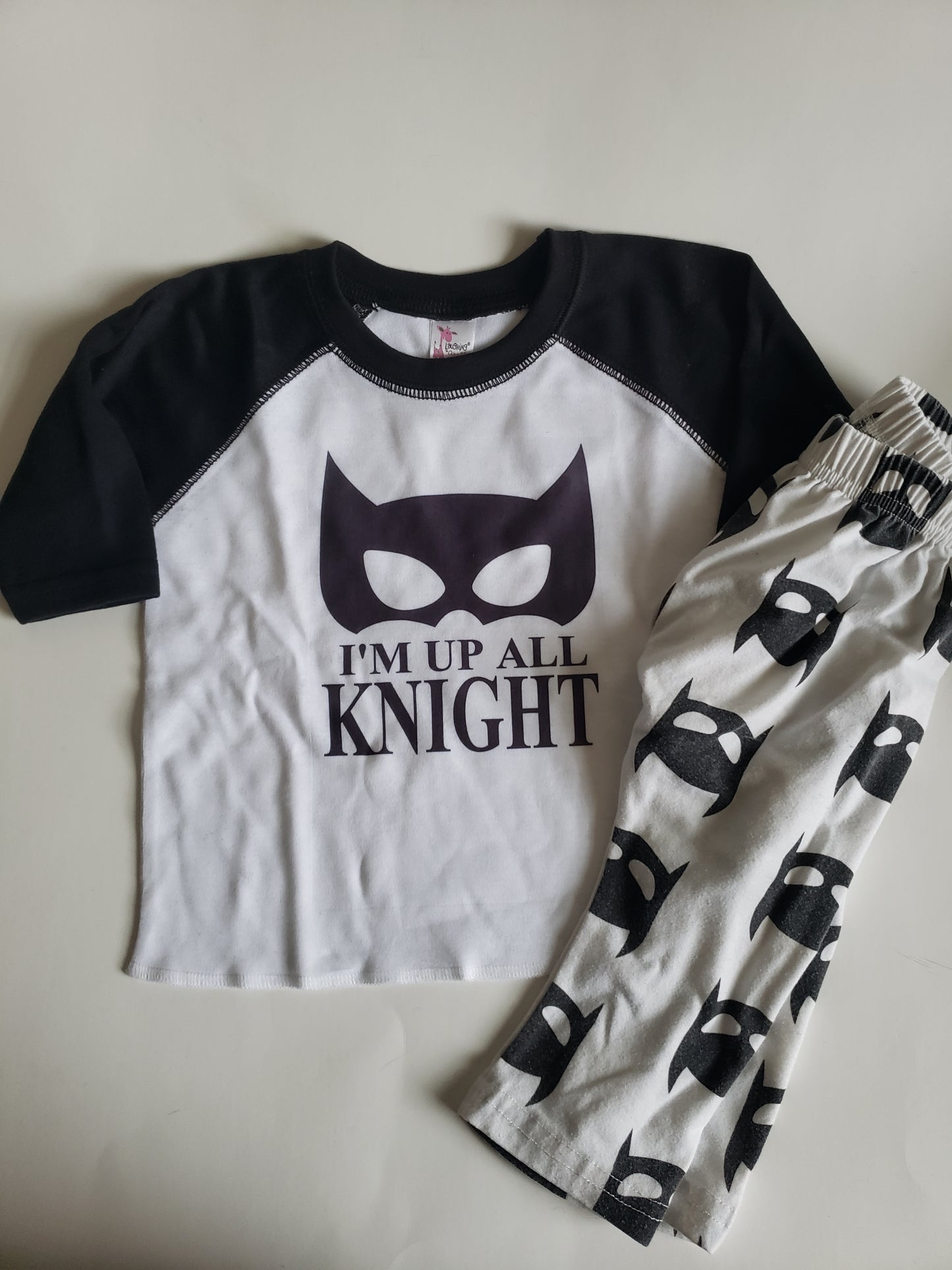 Batman I'm up all Knight Raglan Boys Shirt Girls Shirt