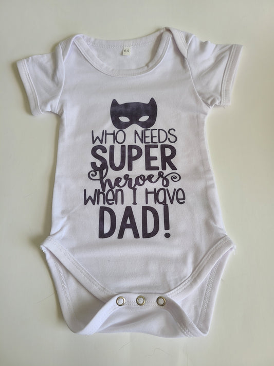 Who needs super heros when you have dad Girls Shirt Boys Shirt Father's day
