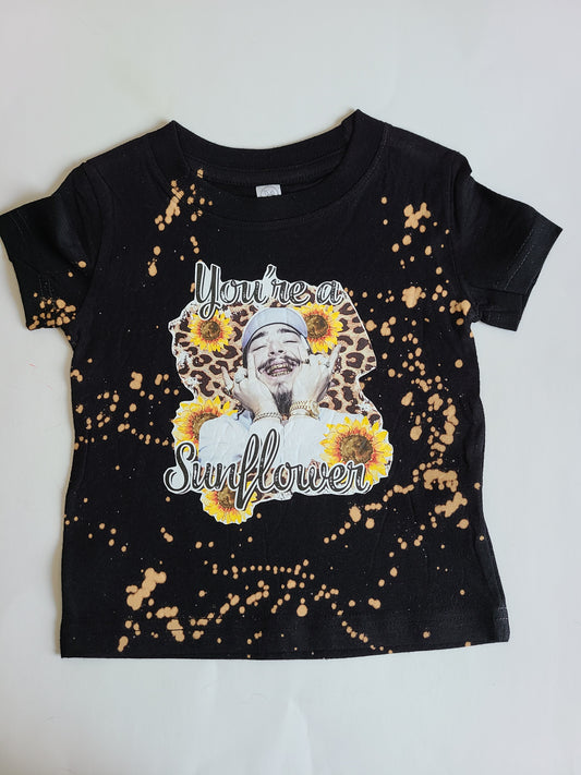 Post Malone You're a Sunflower Girls Shirt Acid